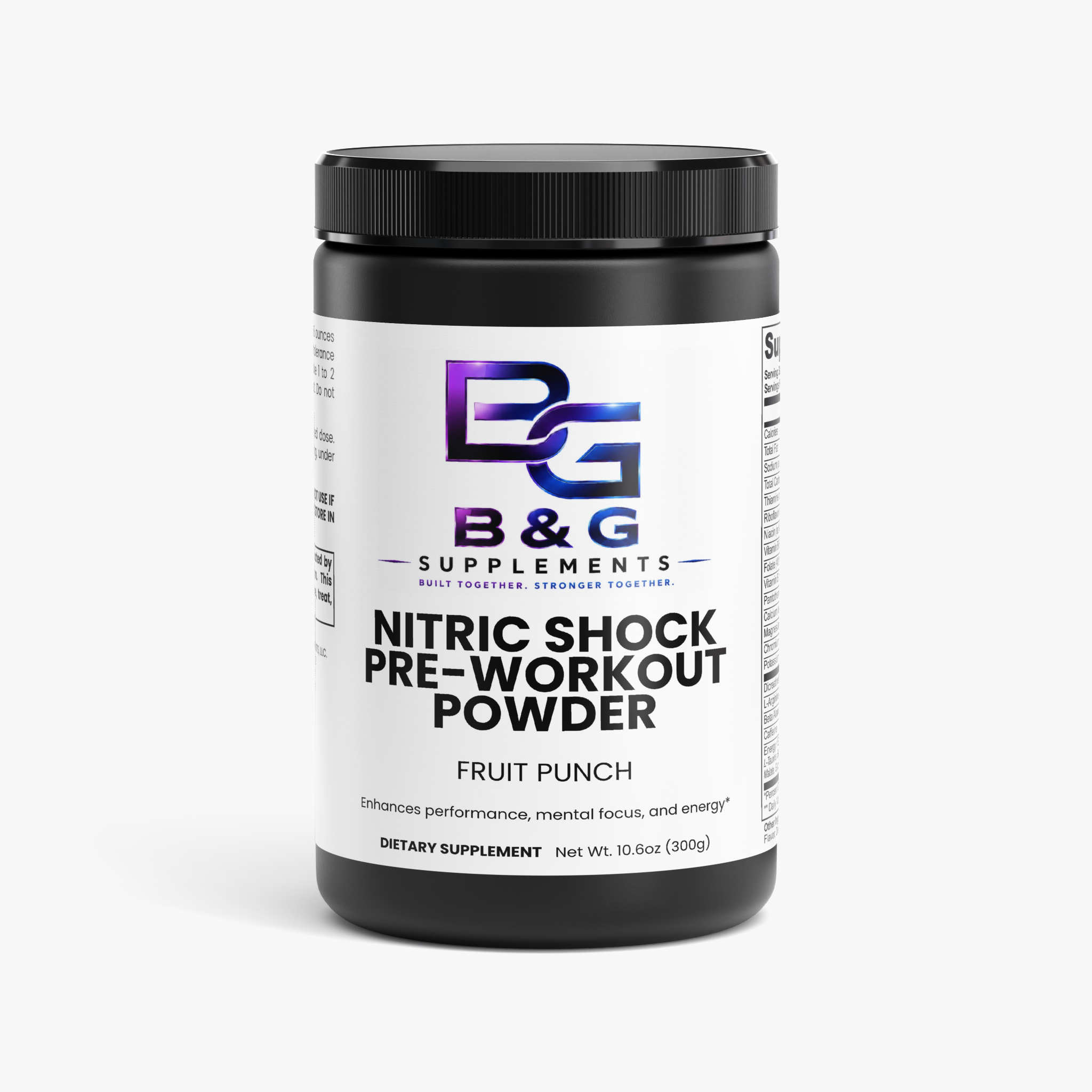 Nitric shock pre-workout powder