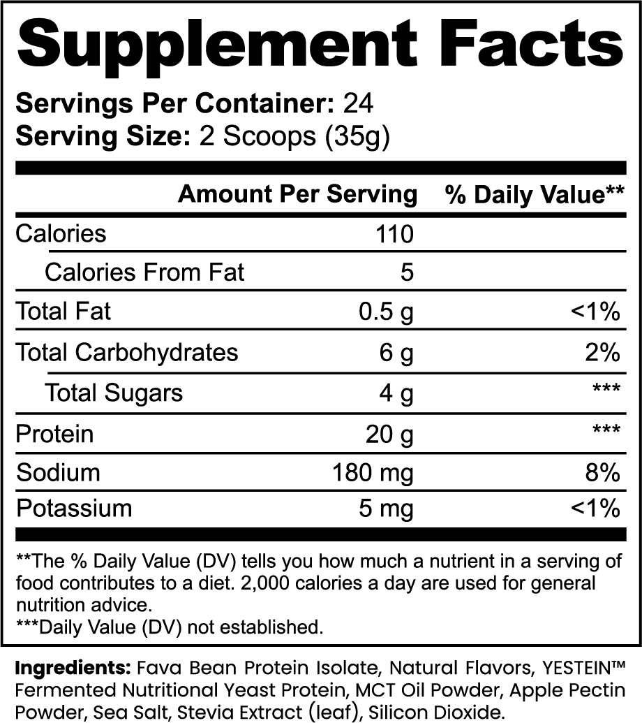 Plant protein (vanilla)